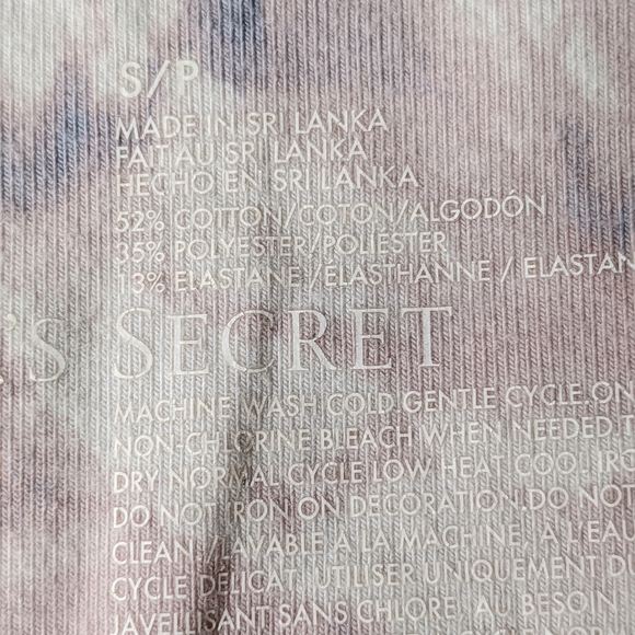 Victoria Secret EUC floral stretch shorts small pink gray white - Picture 11 of 13